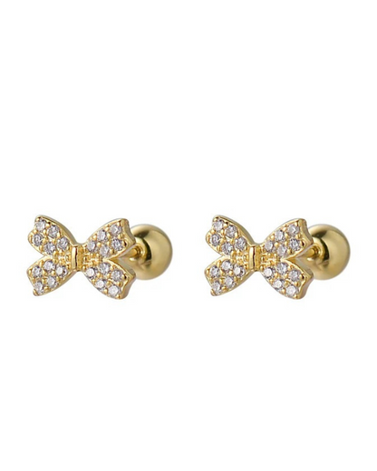 Pendientes Lazo Soho – Plata de ley 925 y Circonitas | Serenyah