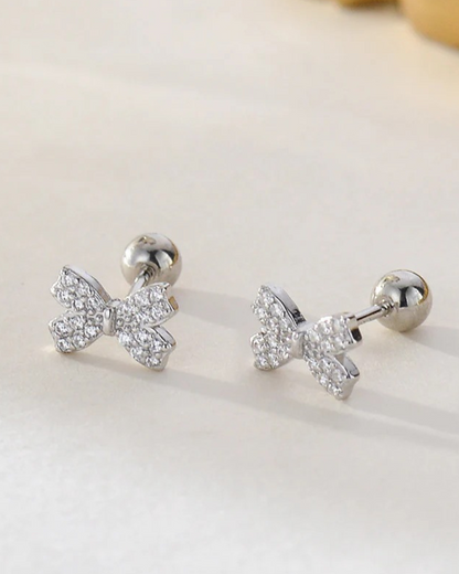 Pendientes Lazo Soho – Plata de ley 925 y Circonitas | Serenyah
