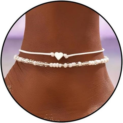 Tobillera Noir Charm – Joyería bohemia para mujer de Serenyah