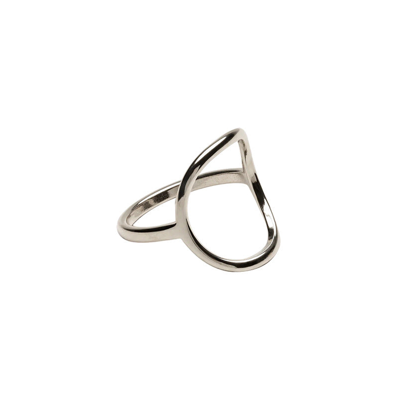 Anillo Aluna – Anillo Abierto Orgánico Chapado en Oro | Joyería Escultórica Minimalista para Mujer
