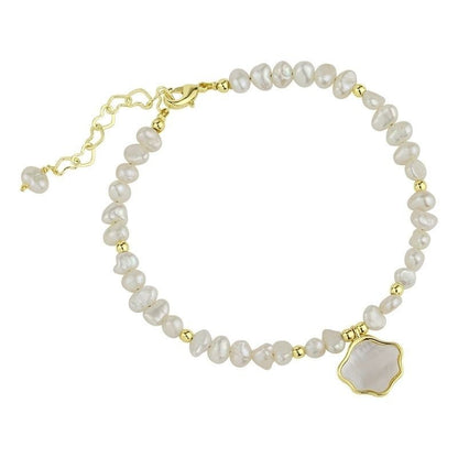 Perla Nuvola – Juego de Collar y Pulsera de Perlas Naturales y Nácar | Serenyah