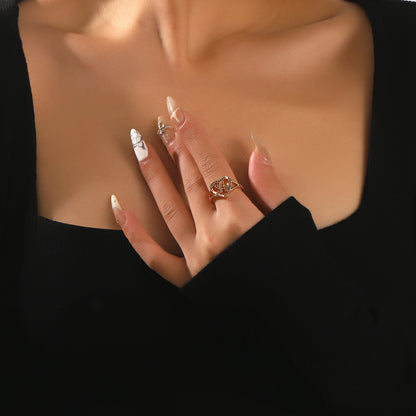 Anillo inicial – Anillo con letra del alfabeto | Joyería minimalista personalizada | Regalo significativo