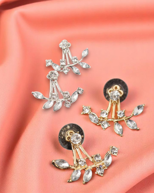 Brincos Fiorelle – Brincos Florais com Zircónias | Dourado, Ouro Rosa e Prateado | Serenyah