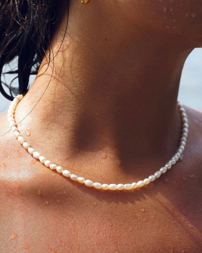 Collar de perlas Lyra | Joyas de perlas de agua dulce naturales para mujer – Serenyah