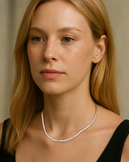 Collar de perlas Lyra | Joyas de perlas de agua dulce naturales para mujer – Serenyah