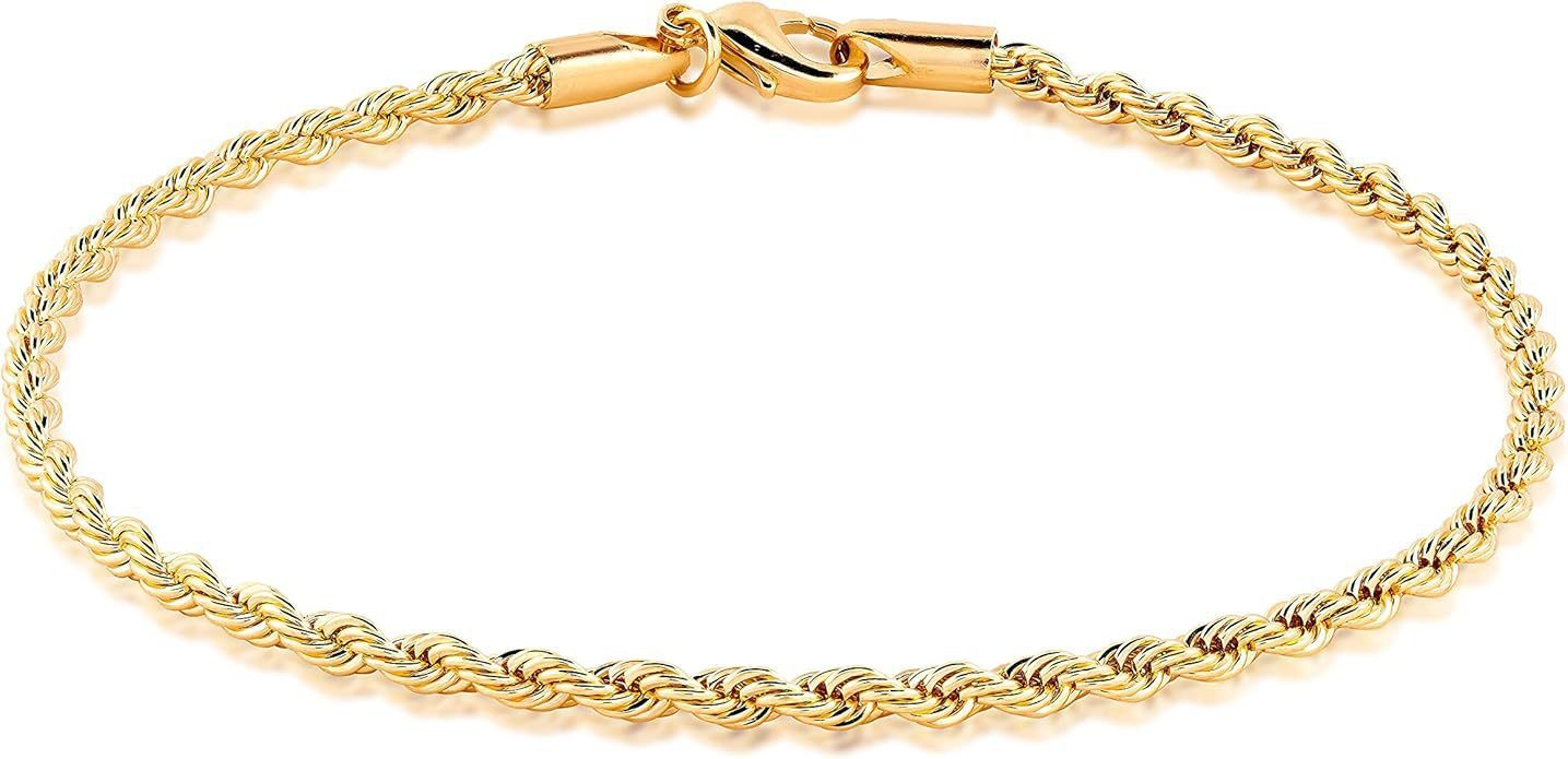 Tobillera en capas Nicea – Tobillera minimalista de oro y perlas de Serenyah