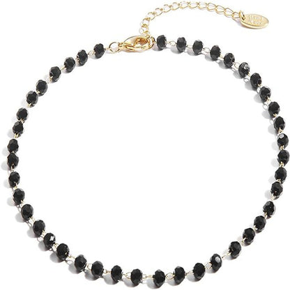 Tobillera Noir Charm – Joyería bohemia para mujer de Serenyah