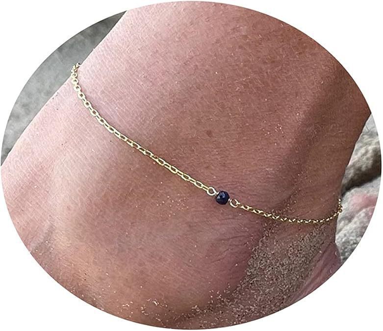 Tobillera Noir Charm – Joyería bohemia para mujer de Serenyah